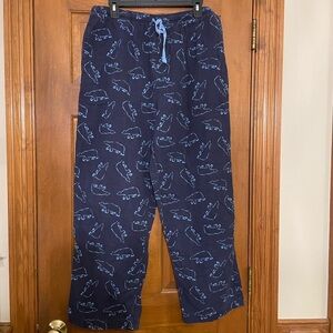 GAP Men's Navy Blue Bear Print‎ Pajama Pants, Size Medium